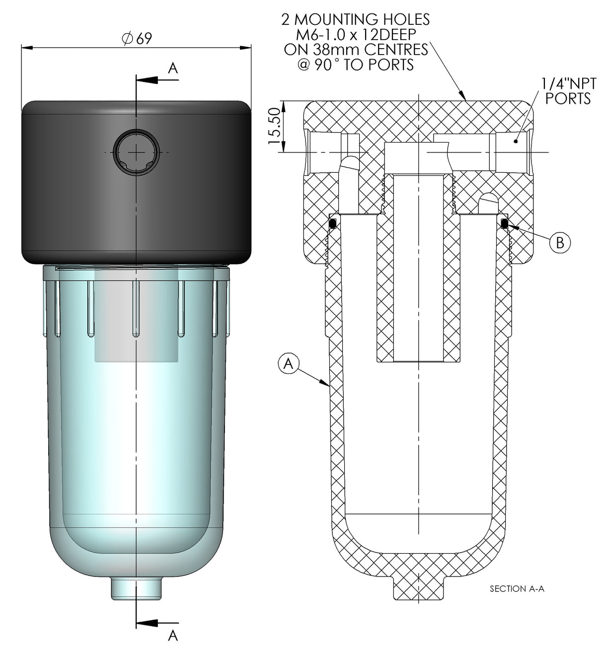 Catchpot 750N-CP