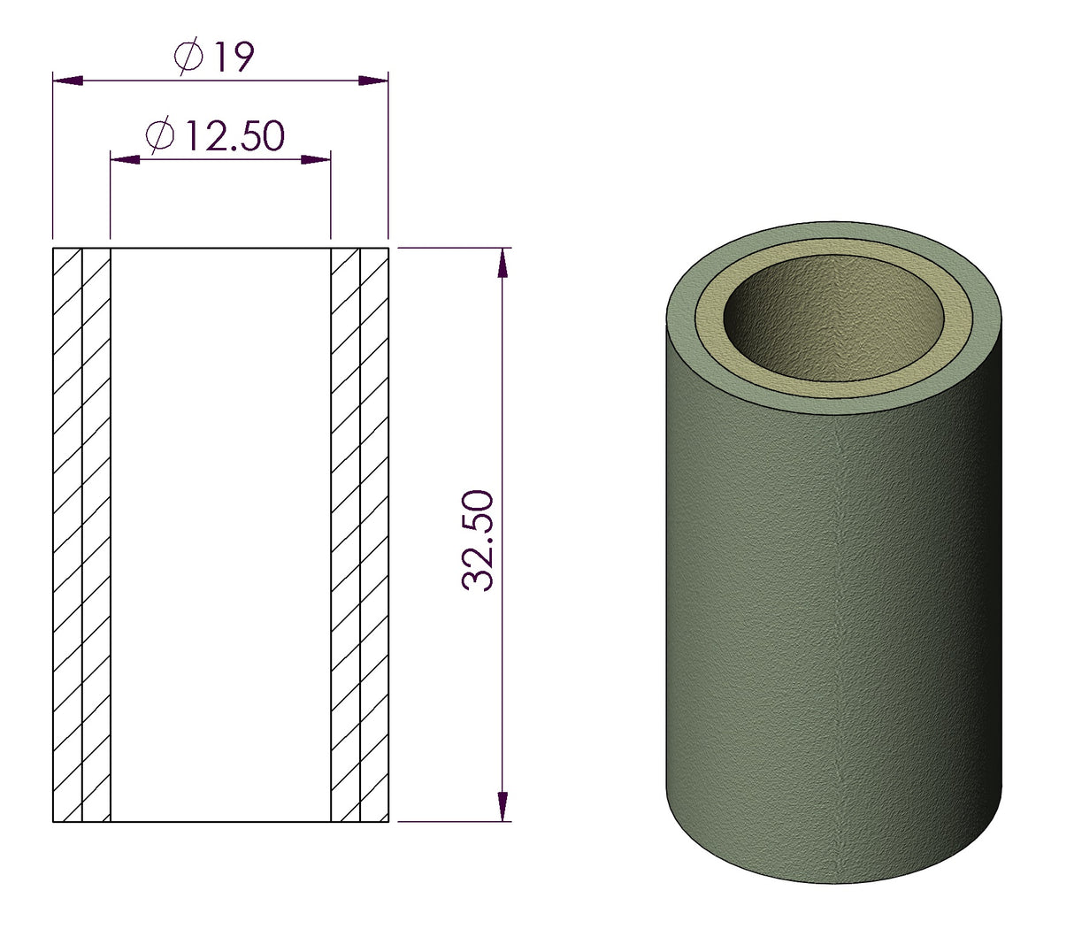 Coalescing Glass Fibre Filter Element (Silica - Up to 500ºC)