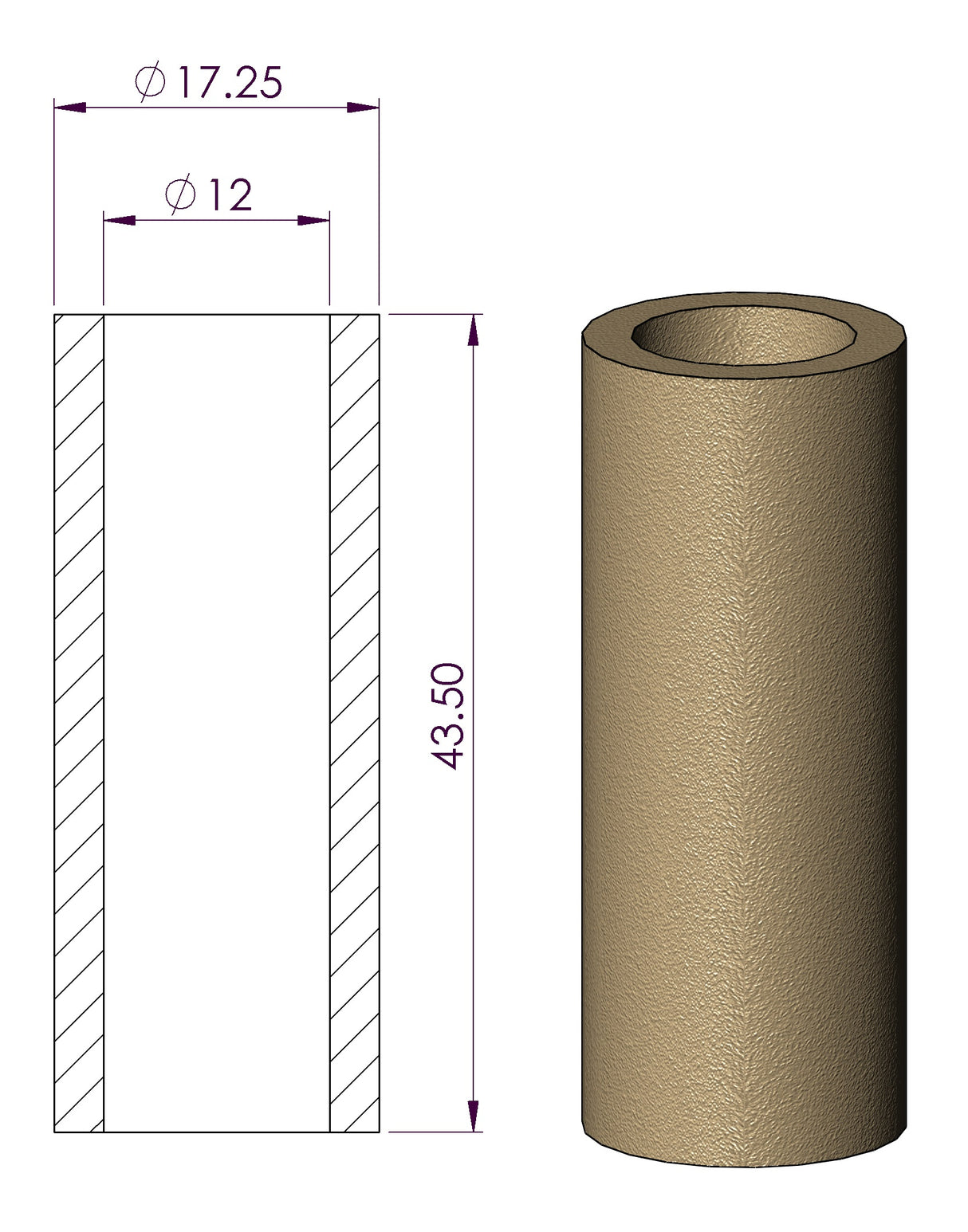 Glass Fibre Filter Element 12-43.5-60K