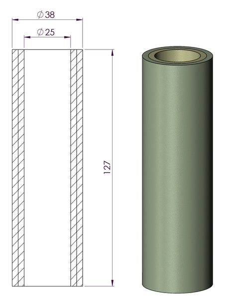 Coalescing Glass Fibre Filter Element (Silica - Up to 500ºC)