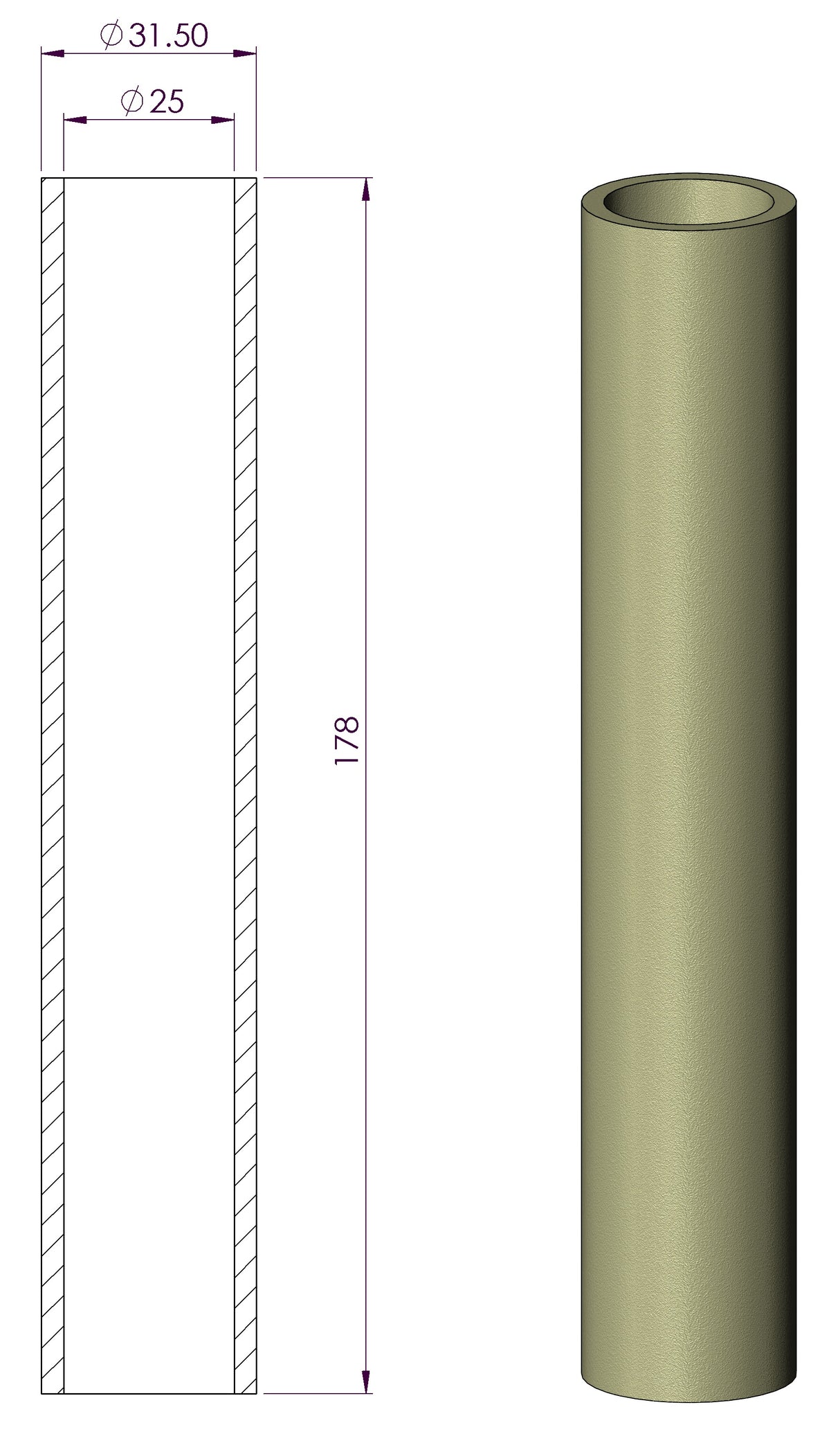 Particulate Glass Fibre Filter Element (Epoxy - Standard)