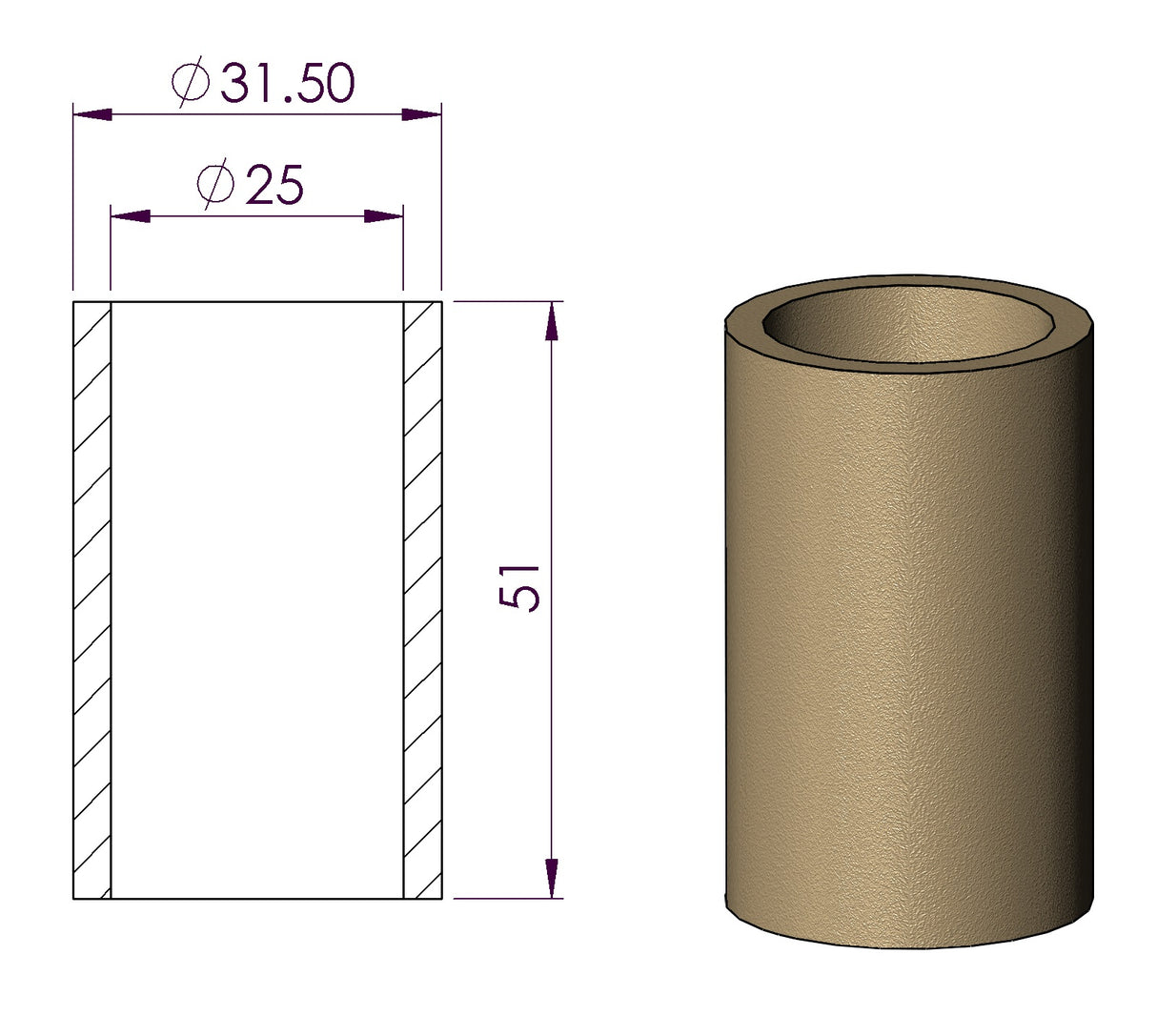 Glass Fibre Filter Element 25-51-70K