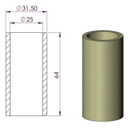 Particulate Glass Fibre Filter Element (Epoxy - Standard)