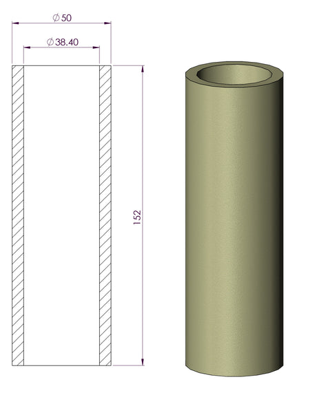 Coalescing Glass Fibre Filter Element (Silica - Up to 500ºC)