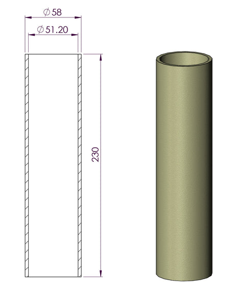 Particulate Glass Fibre Filter Element (Epoxy - Standard)