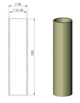 Particulte Glass Fibre Filter Element (Silica - up to 500ºC)